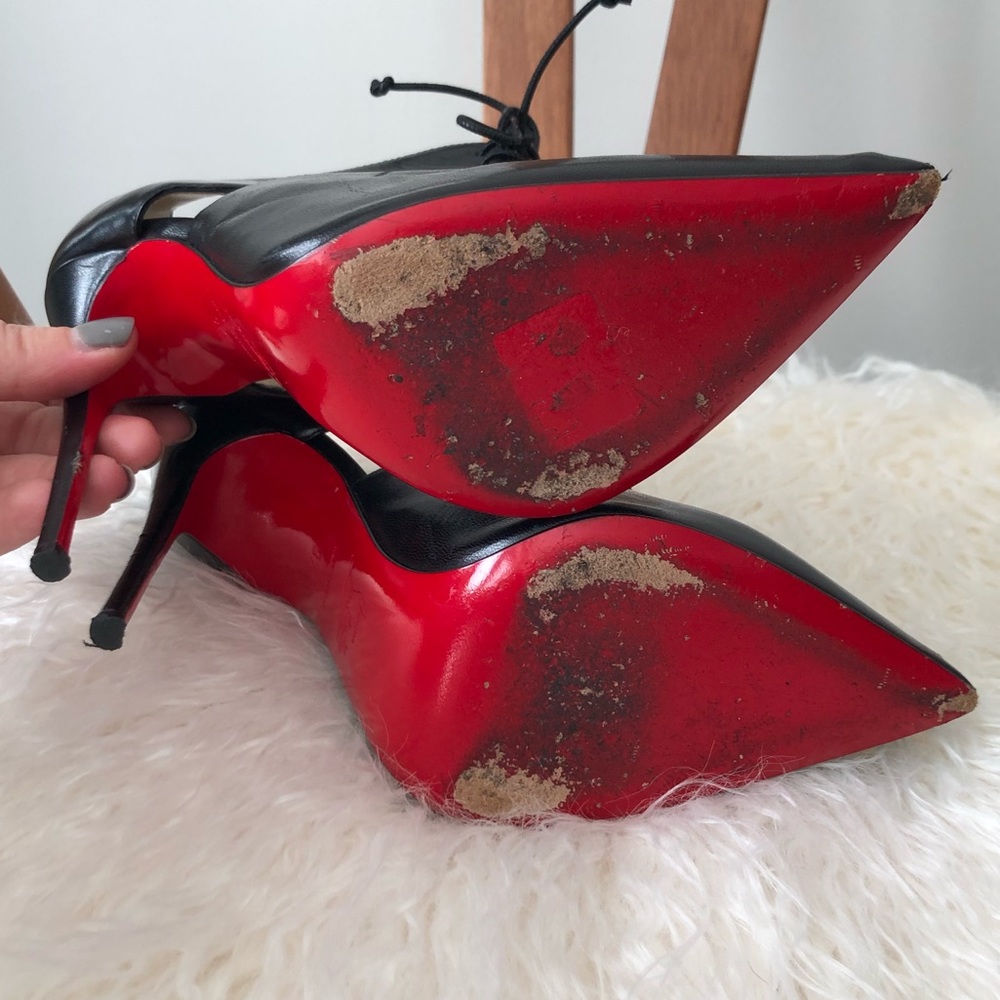 ❌SOLD❌LOUBOUTIN Corsita Cutout 120 Pumps Sz37 - Picture 8 of 8